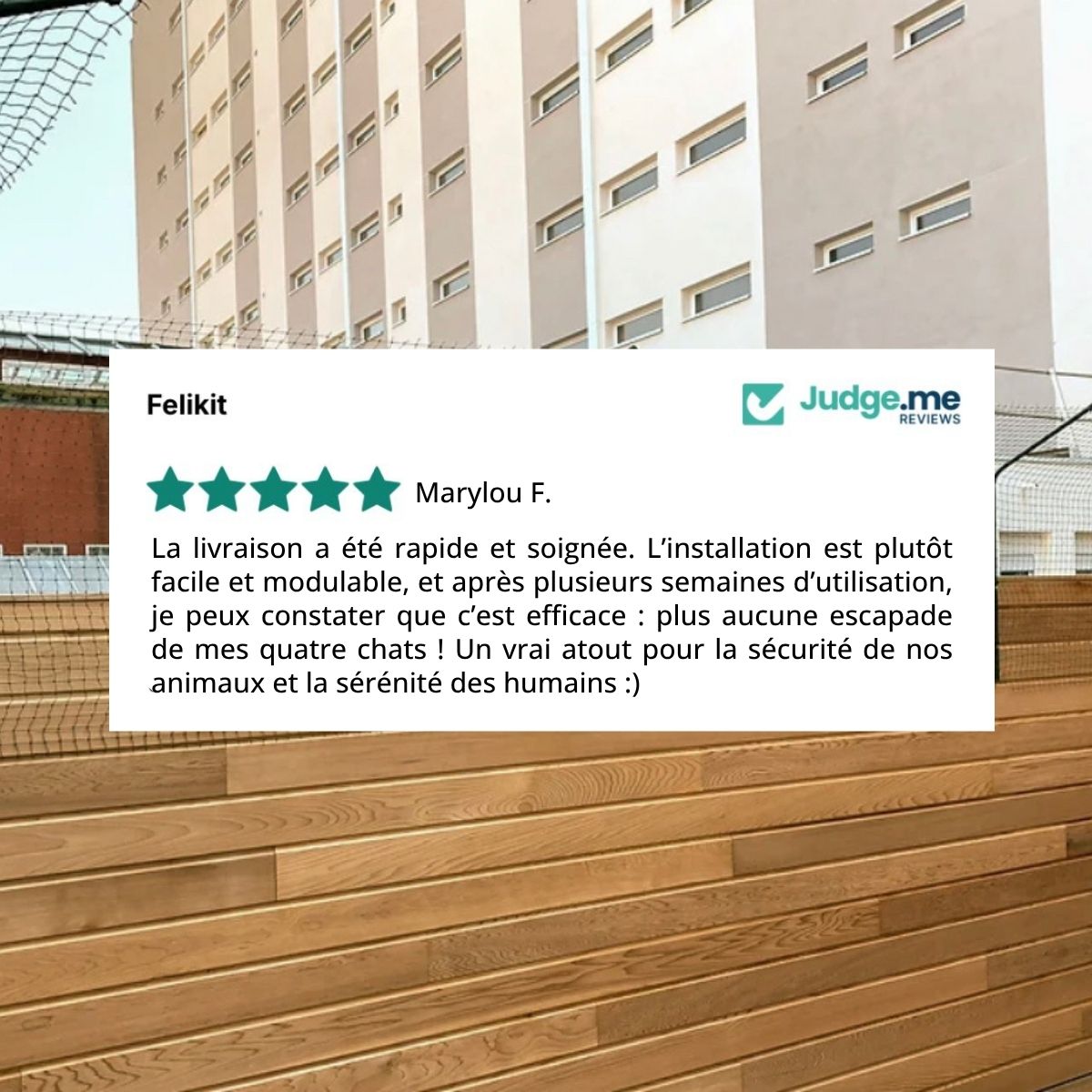 Avis sur le kit cloture pour chat Felikit