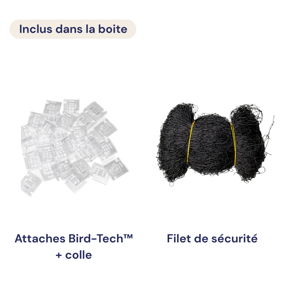 Filet pour chat sans percer (attaches Bird-Tech™)