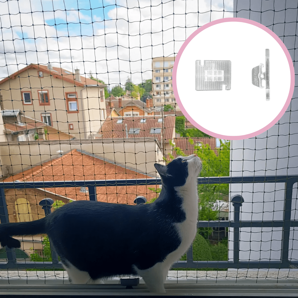 Filet pour chat sans percer (attaches Bird-Tech™)