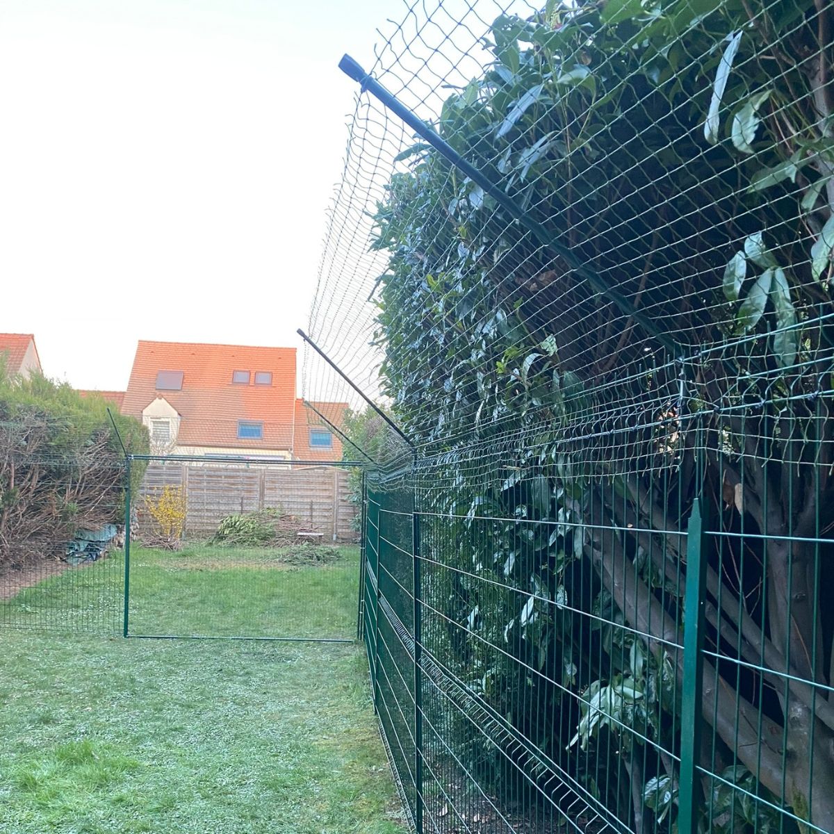 Des bavolets avec filet de protection pour chat pour sécuriser un jardin