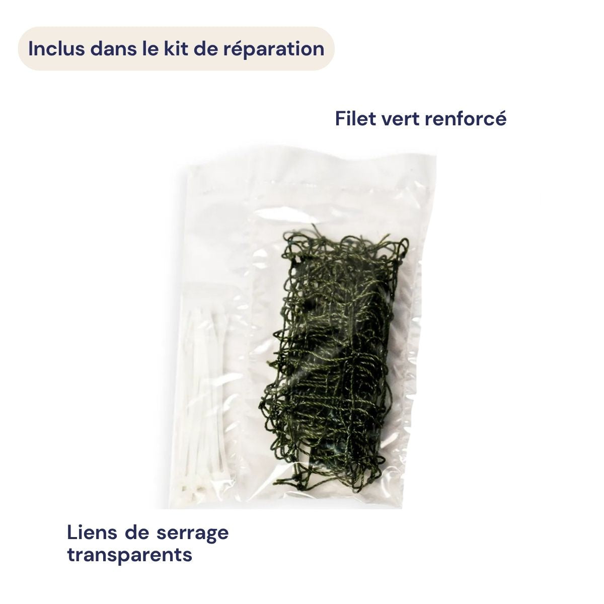 Kit de réparation pour filet chat