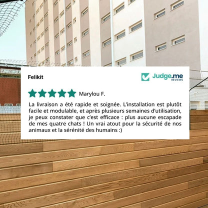 Avis sur le kit cloture pour chat Felikit
