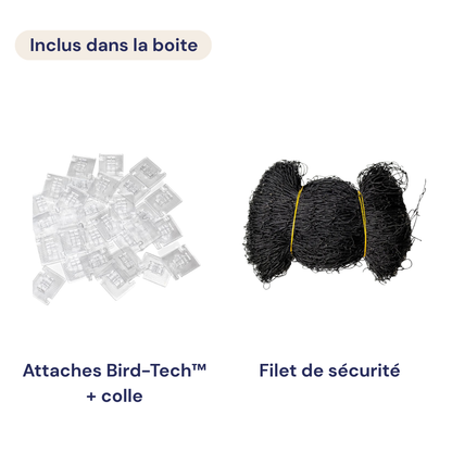 Filet pour chat sans percer (attaches Bird-Tech™)