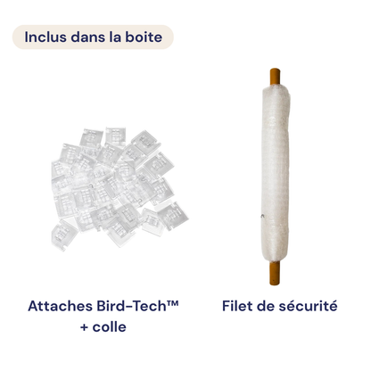 Filet pour chat sans percer (attaches Bird-Tech™)