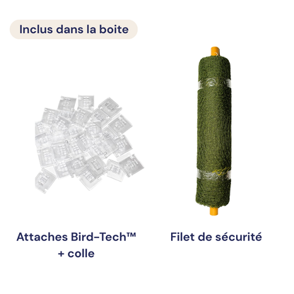 Filet pour chat sans percer (attaches Bird-Tech™)