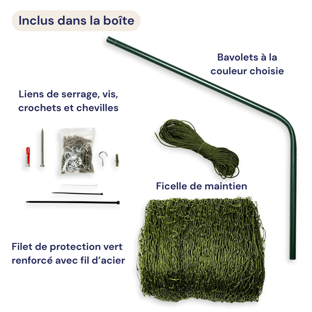 Kit de protection pour chat – balcon, jardin, clôture